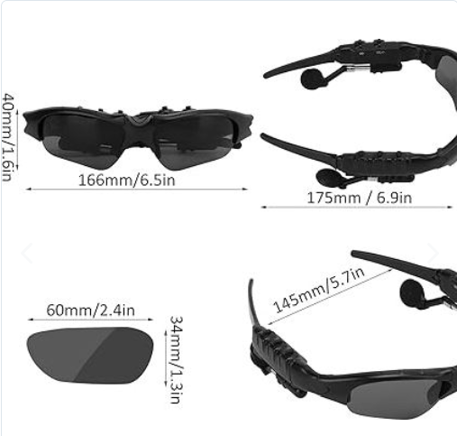Gafas - Audífonos Inalámbricas Bluetooth